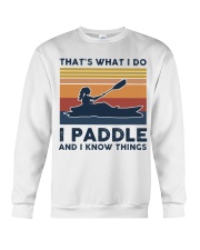 I Paddle And I Know Things - Retro Crewneck Sweatshirt tile