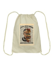 RBG - A Well-read Woman Is A Dangerous Creature Drawstring Bag tile