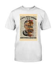 RBG - A Well-read Woman Is A Dangerous Creature Premium Fit Mens Tee tile