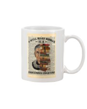 RBG - A Well-read Woman Is A Dangerous Creature Mug tile