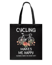 Cycling Makes Me Happy Humans Make My Head Hurt Tote Bag tile