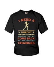 I Need A Timeout Send Me Running Youth T-Shirt tile