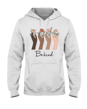 Flower Hand Be Kind Hooded Sweatshirt tile