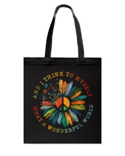 And I Think To Myself What A Wonderful World Tote Bag tile