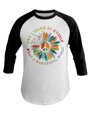 And I Think To Myself What A Wonderful World Baseball Tee tile