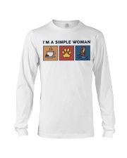 I'm A Simple Woman Retro Long Sleeve Tee tile