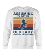 Assuming I'm Just An Old Lady - Unicorn Crewneck Sweatshirt tile