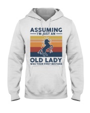 Assuming I'm Just An Old Lady - Unicorn Hooded Sweatshirt tile