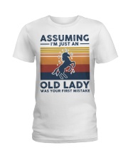 Assuming I'm Just An Old Lady - Unicorn Ladies T-Shirt tile