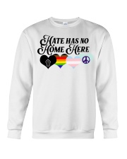 Hate Has No Home Here Heart Crewneck Sweatshirt tile