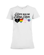 Hate Has No Home Here Heart Premium Fit Ladies Tee tile