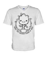 Save The Galaxy Plant A Tree V-Neck T-Shirt tile