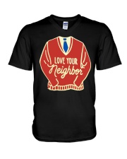 Love Your Neighbor V-Neck T-Shirt tile