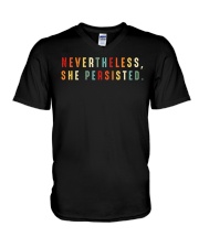 Nevertheless She Persisted V-Neck T-Shirt tile