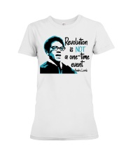 Revolution Is Not A One-Time Event Premium Fit Ladies Tee tile