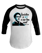 Revolution Is Not A One-Time Event Baseball Tee tile