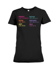 Persist Like Elizabeth Speak Like Maya Premium Fit Ladies Tee thumbnail