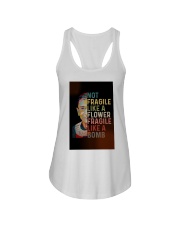 RBG Not Fragile Like A Flower Fragile Like A Bomb Ladies Flowy Tank tile