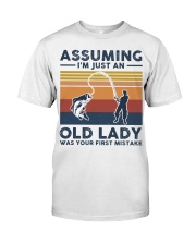Assuming I'm Just An Old Lady - Fishing Premium Fit Mens Tee tile