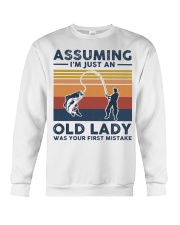 Assuming I'm Just An Old Lady - Fishing Crewneck Sweatshirt tile