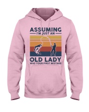 Assuming I'm Just An Old Lady - Fishing Hooded Sweatshirt front