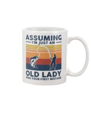 Assuming I'm Just An Old Lady - Fishing Mug tile