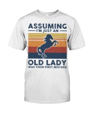 Assuming I'm Just An Old Lady - Horse Premium Fit Mens Tee tile