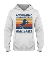 Assuming I'm Just An Old Lady - Horse Hooded Sweatshirt tile