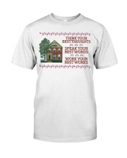Think Your Best Thoughts Classic T-Shirt tile
