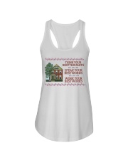 Think Your Best Thoughts Ladies Flowy Tank tile