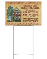Think Your Best Thoughts Yard Signs tile