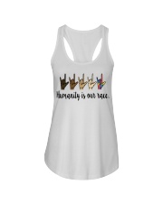 Humanity Is Our Race Ladies Flowy Tank tile