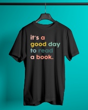 It's a good day to read a book Classic T-Shirt lifestyle-mens-crewneck-front-3