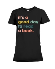 It's a good day to read a book Premium Fit Ladies Tee tile