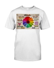 Love Over Hate Daisy Premium Fit Mens Tee tile