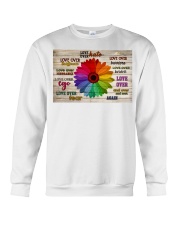 Love Over Hate Daisy Crewneck Sweatshirt tile