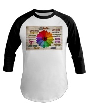 Love Over Hate Daisy Baseball Tee tile