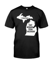 I Stand With That Woman From Michigan Premium Fit Mens Tee tile