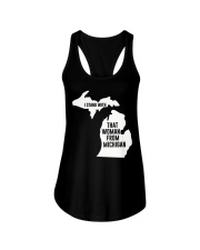 I Stand With That Woman From Michigan Ladies Flowy Tank tile