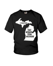 I Stand With That Woman From Michigan Youth T-Shirt tile
