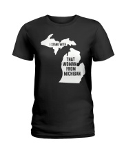 I Stand With That Woman From Michigan Ladies T-Shirt tile
