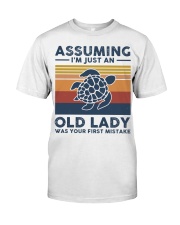 Assuming I'm Just An Old Lady - Turtle Premium Fit Mens Tee tile