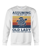 Assuming I'm Just An Old Lady - Turtle Crewneck Sweatshirt tile