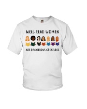 Well-read Women Are Dangerous Creatures Youth T-Shirt thumbnail
