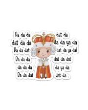 Hamilton King George Chorus Chibi Sticker tile
