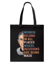 Women Belong In All Places Tote Bag thumbnail