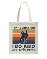 I Do Judo And I Know Things - Retro Tote Bag tile