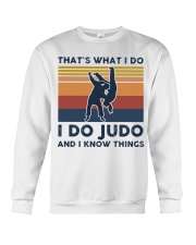 I Do Judo And I Know Things - Retro Crewneck Sweatshirt tile
