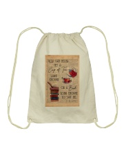 You Can Never Get A Cup Of Tea Large Enough Drawstring Bag tile