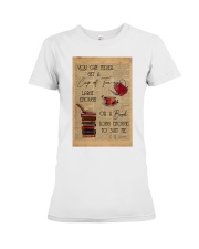 You Can Never Get A Cup Of Tea Large Enough Premium Fit Ladies Tee tile